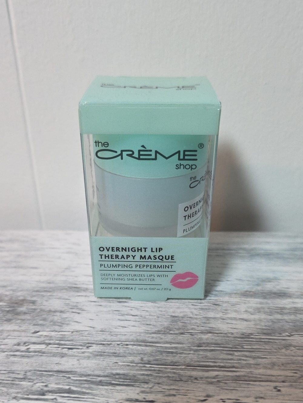 The Crème Shop Overnight Lip Therapy Masque - Plumping Peppermint (Mint)